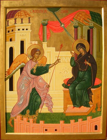 Annunciazione, icona a S.Valentino di Ala